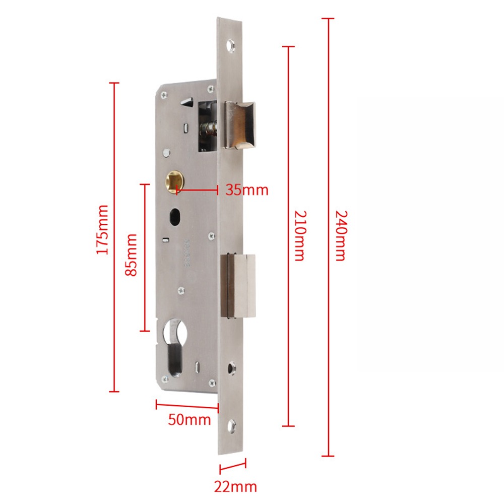 Furniture Hardware Fitting - Fechadura de porta de alumínio 8520/8525/8530/8535,