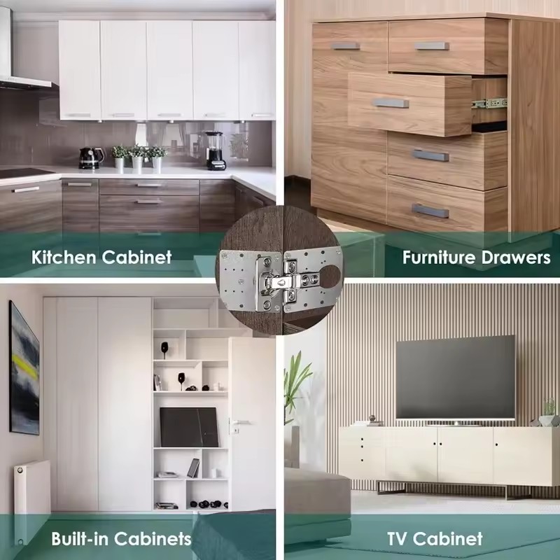 Kit de Reparo de Dobradiças de - Cabinet Hinge Overlay avaliação e preço